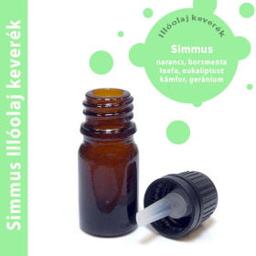 10x Simmus Illóolaj keverék 10ml - címke nélkül