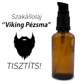 10x 50ml Szakállolaj -  Viking Pézsma - címke nélkül