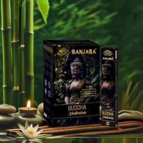 12x Banjara Buddha Füstölők - Meditáció